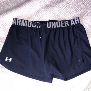 Navy Under Armour shorts